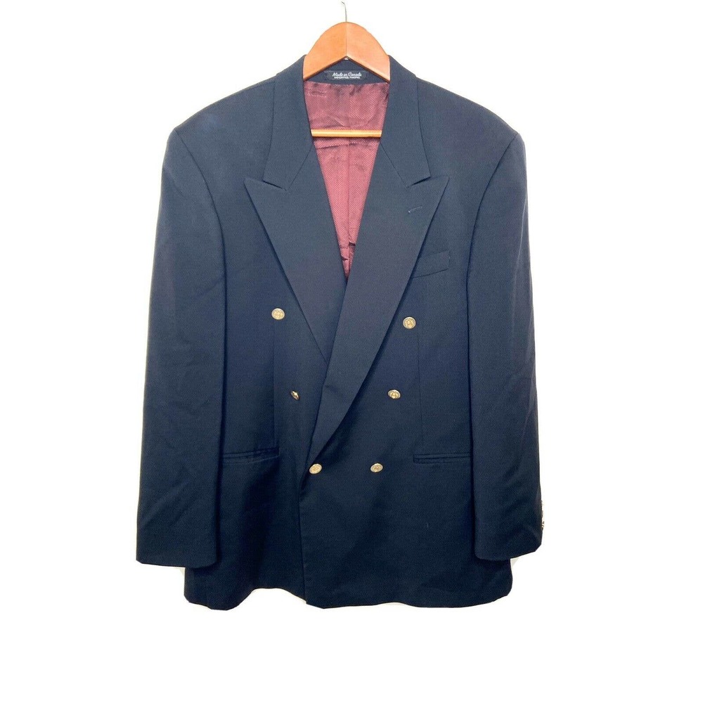 VTG Franco Tassi 42R Navy Blue Blazer